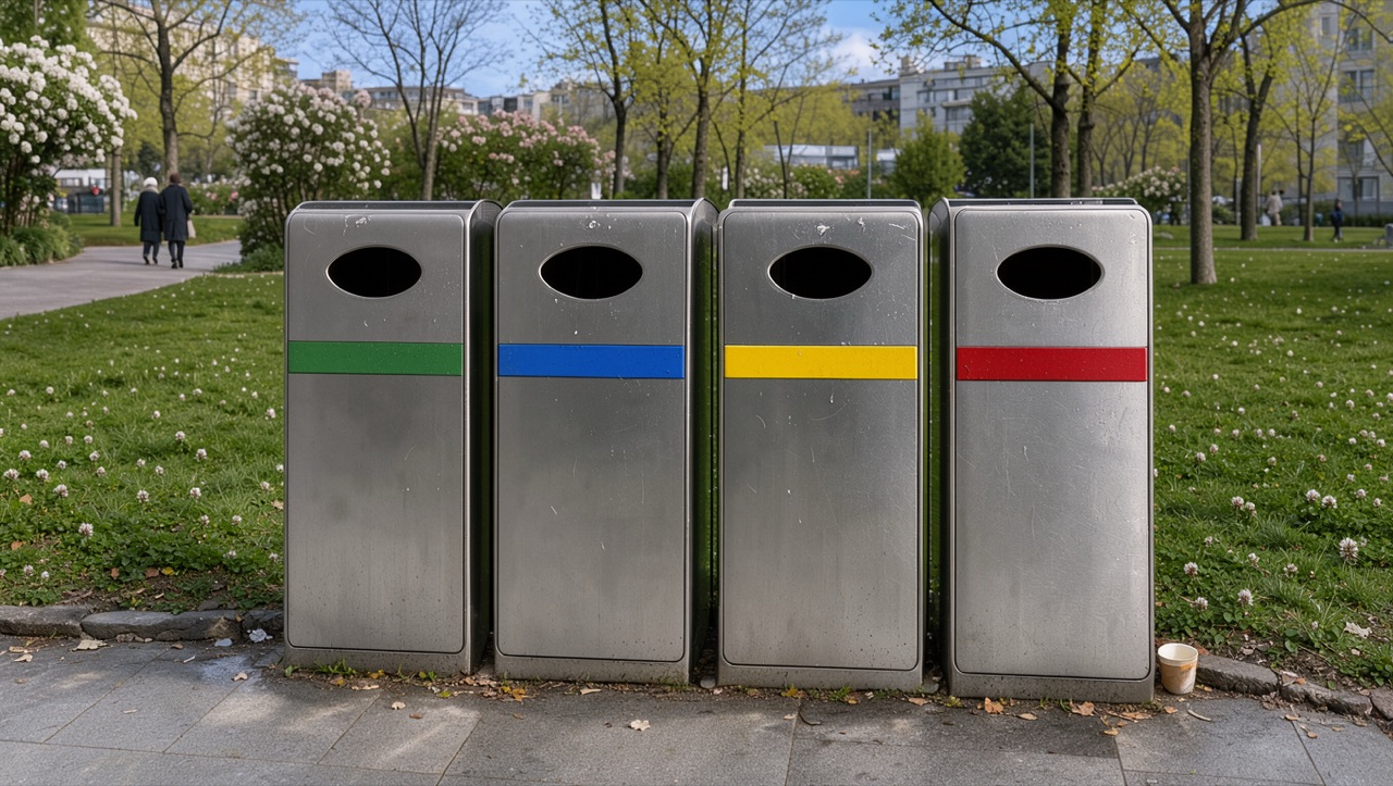 Nowoczesne ławki parkowe